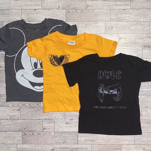 Boys/Unisex, Grunge, 2T T-Shirt Bundle